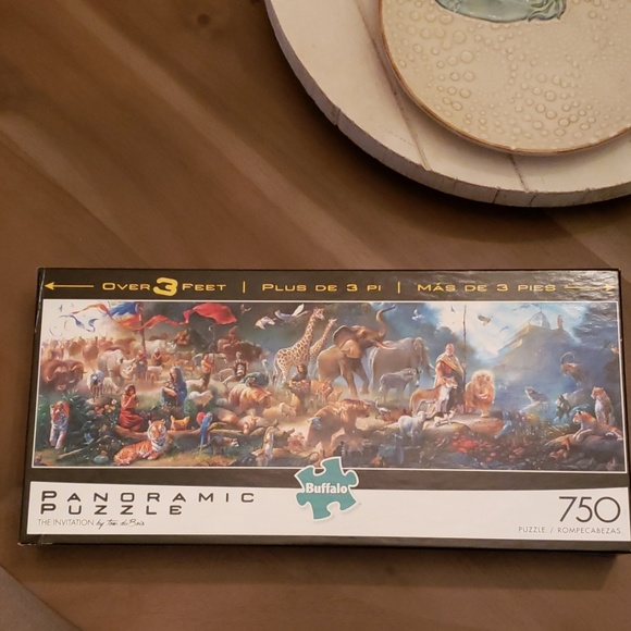 Buffalo David Bitton Other - Panoramic Puzzle "The Invitation" 750 pieces!